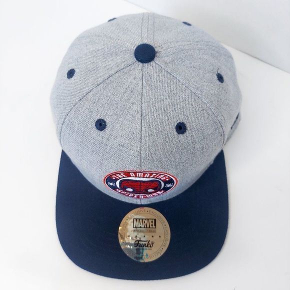 FUNKO MARVEL The Amazing Spider - Man Snap Back Flat Bill Hat Spiderman - Picture 2 of 7